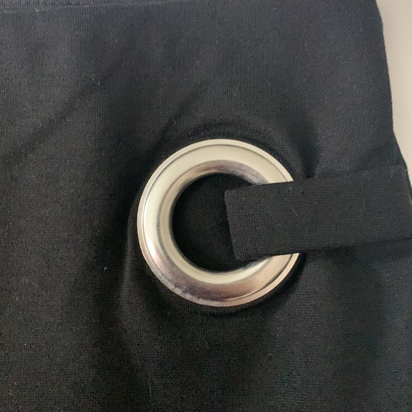 Topshop Black Pencil Skirt w/ Eyelet Womens Size: 8 - Picture 6 of 7